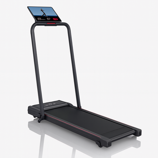 Tapis de marche et course - avec manche pliable